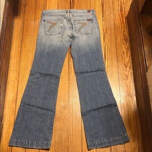7 For All Mankind DOJO jeans size 29 Y2K like new!
